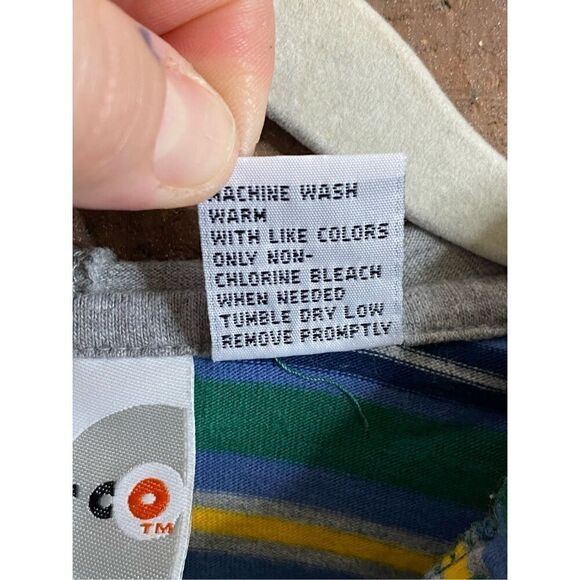 Y2K Circo Baby Mayfield Soccer Striped Hooded Sleeveless Romper Baby Size - Picture 9 of 9